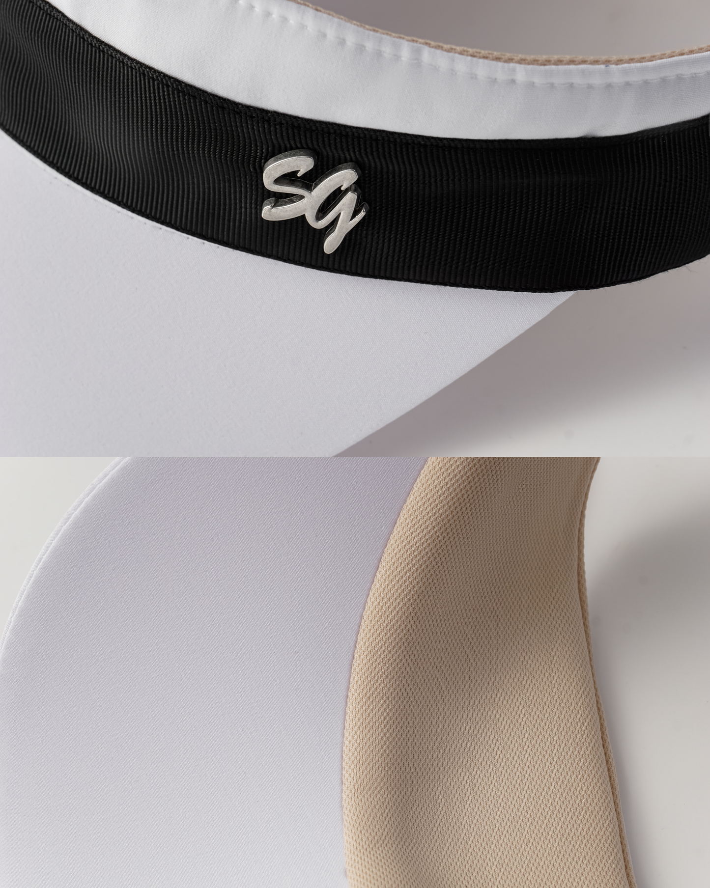 Swanlovegolf Women's Black & White Bow Sun Hat