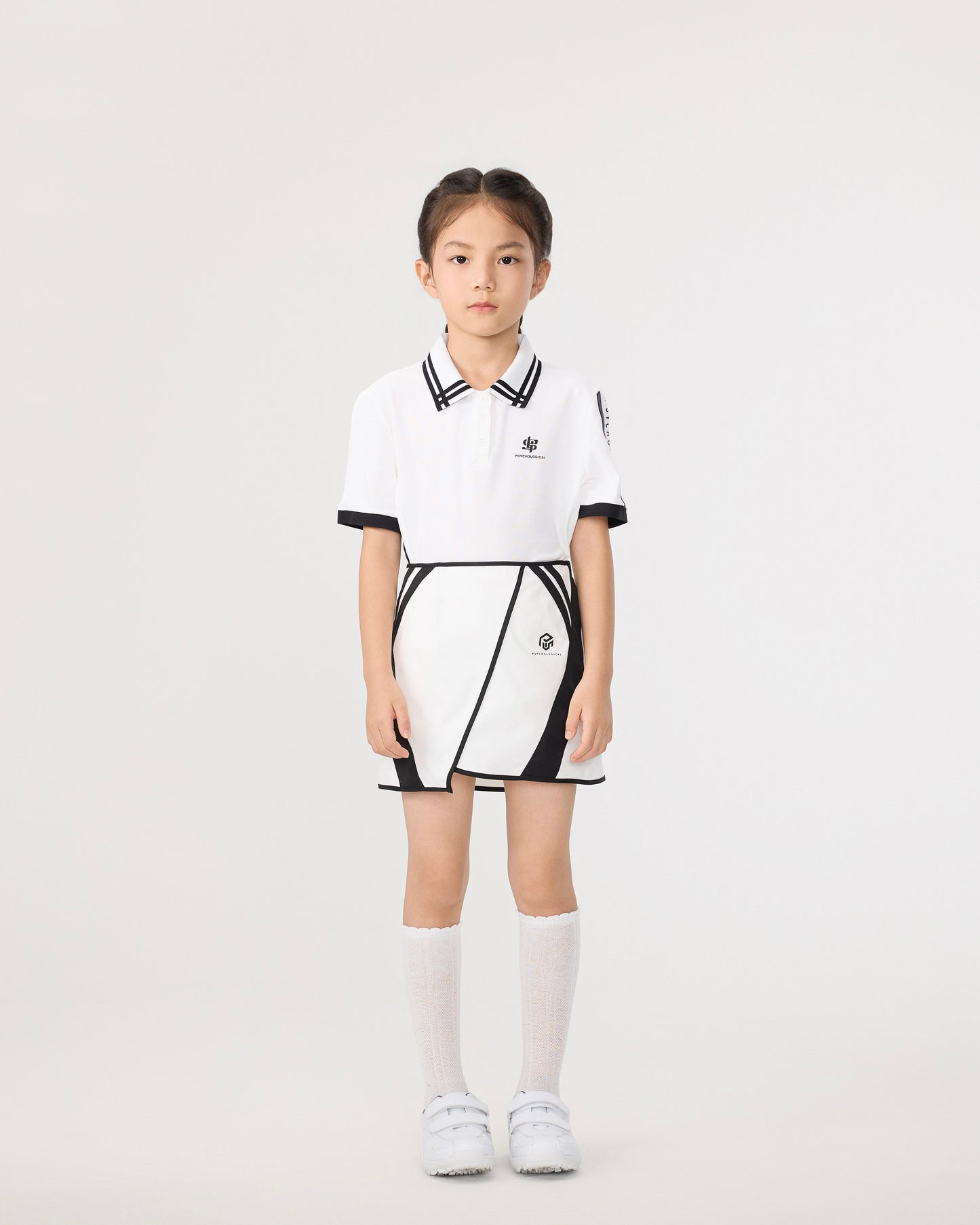 PSY Girls' White Athletic Skirt