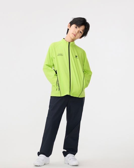 PSY Boys' Neon Green Outerwear Jacket