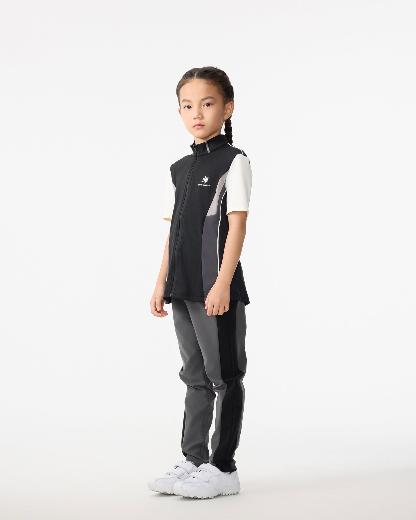PSY Girls' Light Gray Athletic Pants