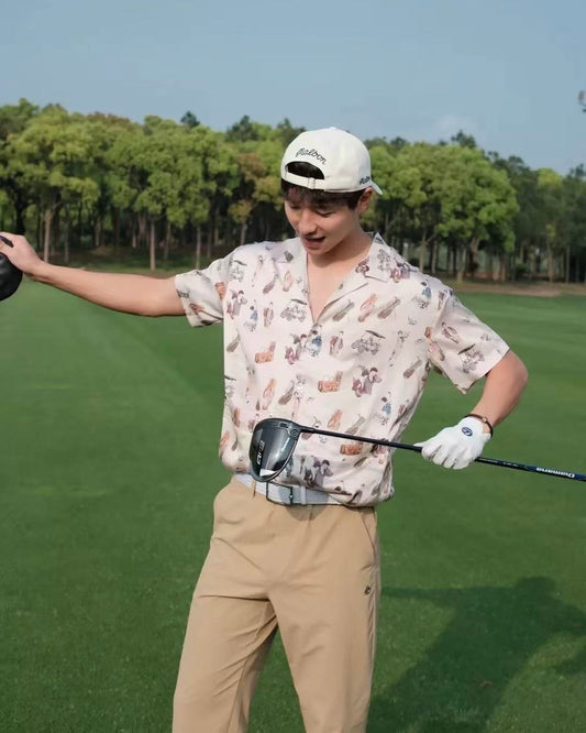 Loveland Men's Men's Golf Print Shirt