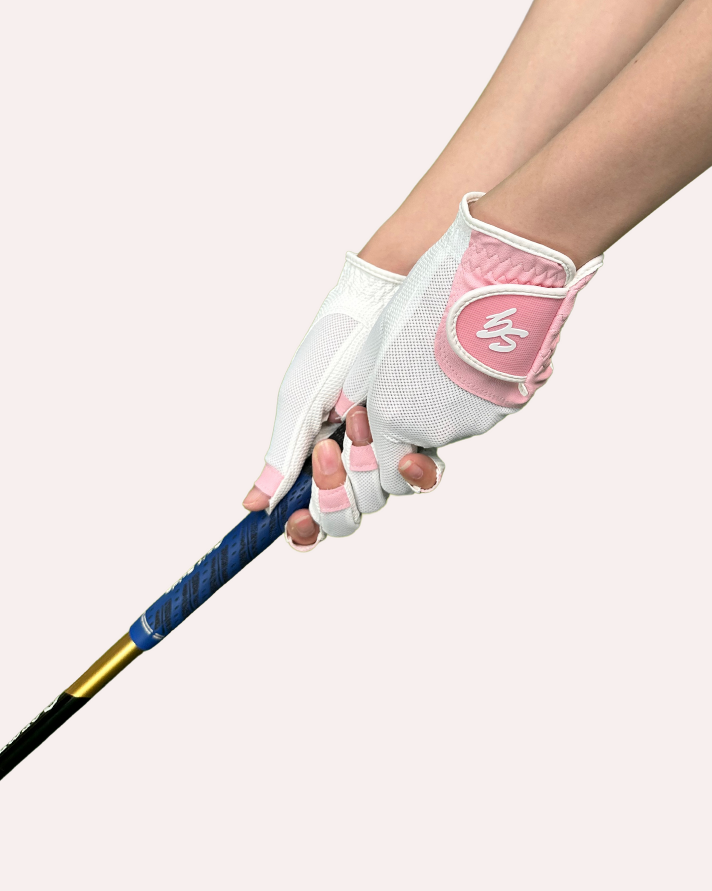 Swanlovegolf Women's Ice Silk Fingerless Golf Gloves
