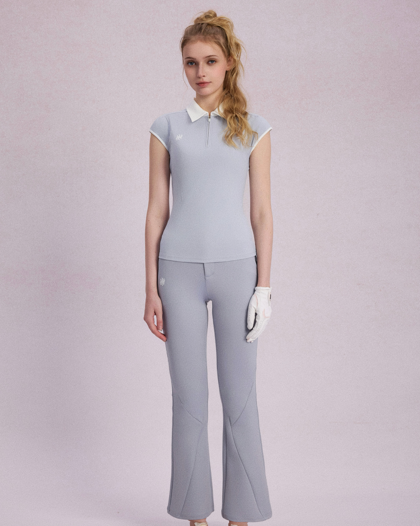 Aries Active Mermaid Bone Line Short-Sleeve Golf Shirt