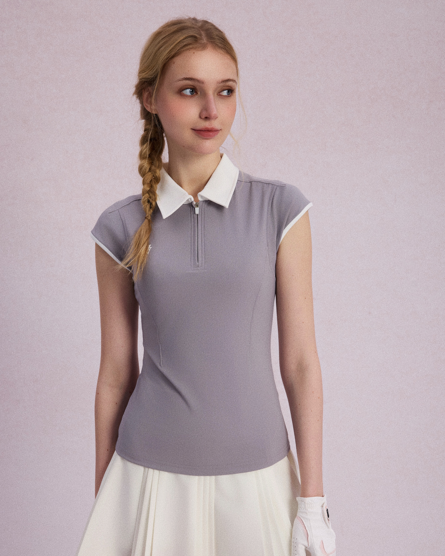 Aries Active Mermaid Bone Line Short-Sleeve Golf Shirt