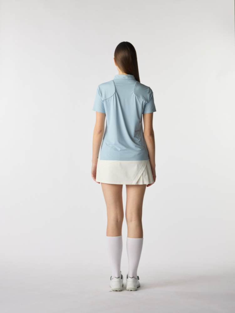 PSY Spring Reverie Blue Lightweight Golf Polo