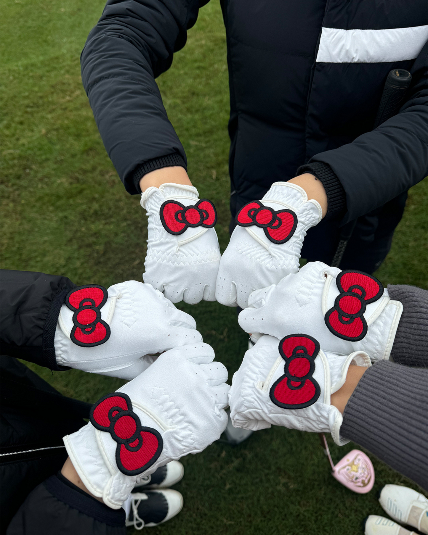 Swanlovegolf Women's Golf Gloves with Bow