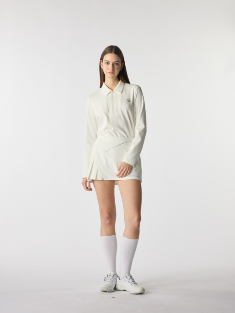 PSY Spring Reverie White Lightweight Knit Top