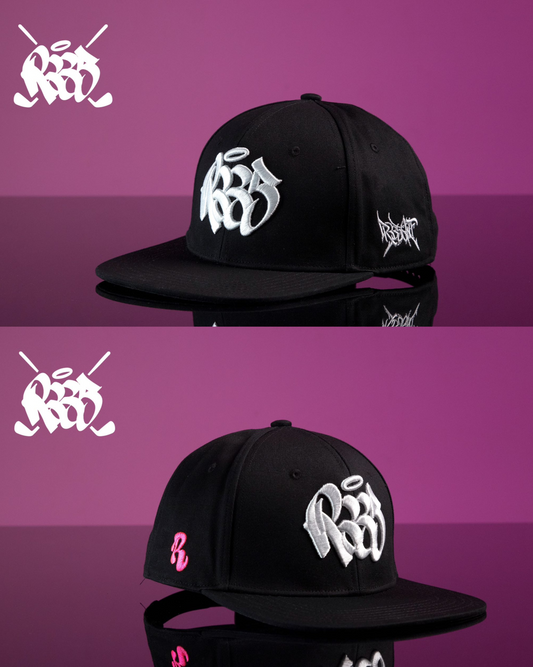 R335 Golf Old-School Flat Bill Golf Cap