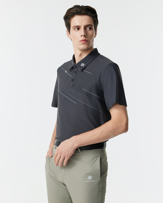 PSY MotionCore Gray Golf Polo