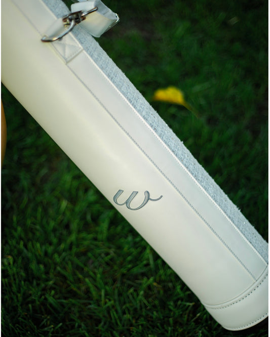 Wowsports White Classic Tweed Golf Gun Bag