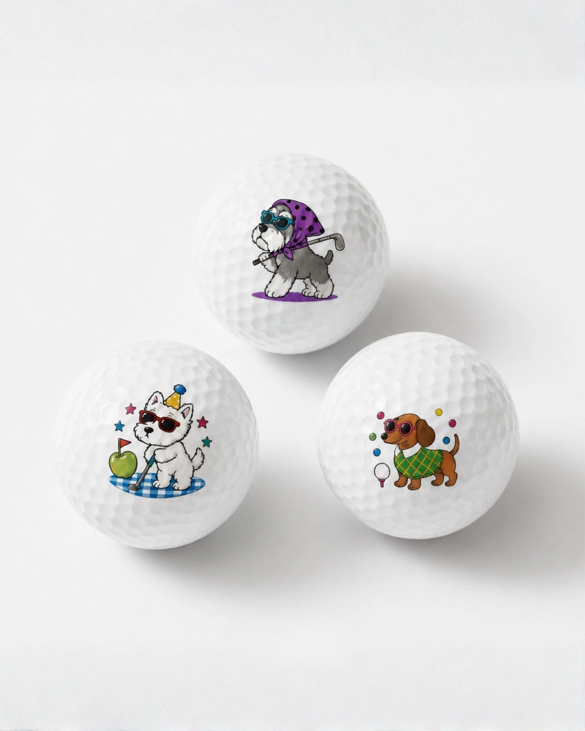Teegooal Course-Buddy 3-Layer Golf Balls – 3 Pack