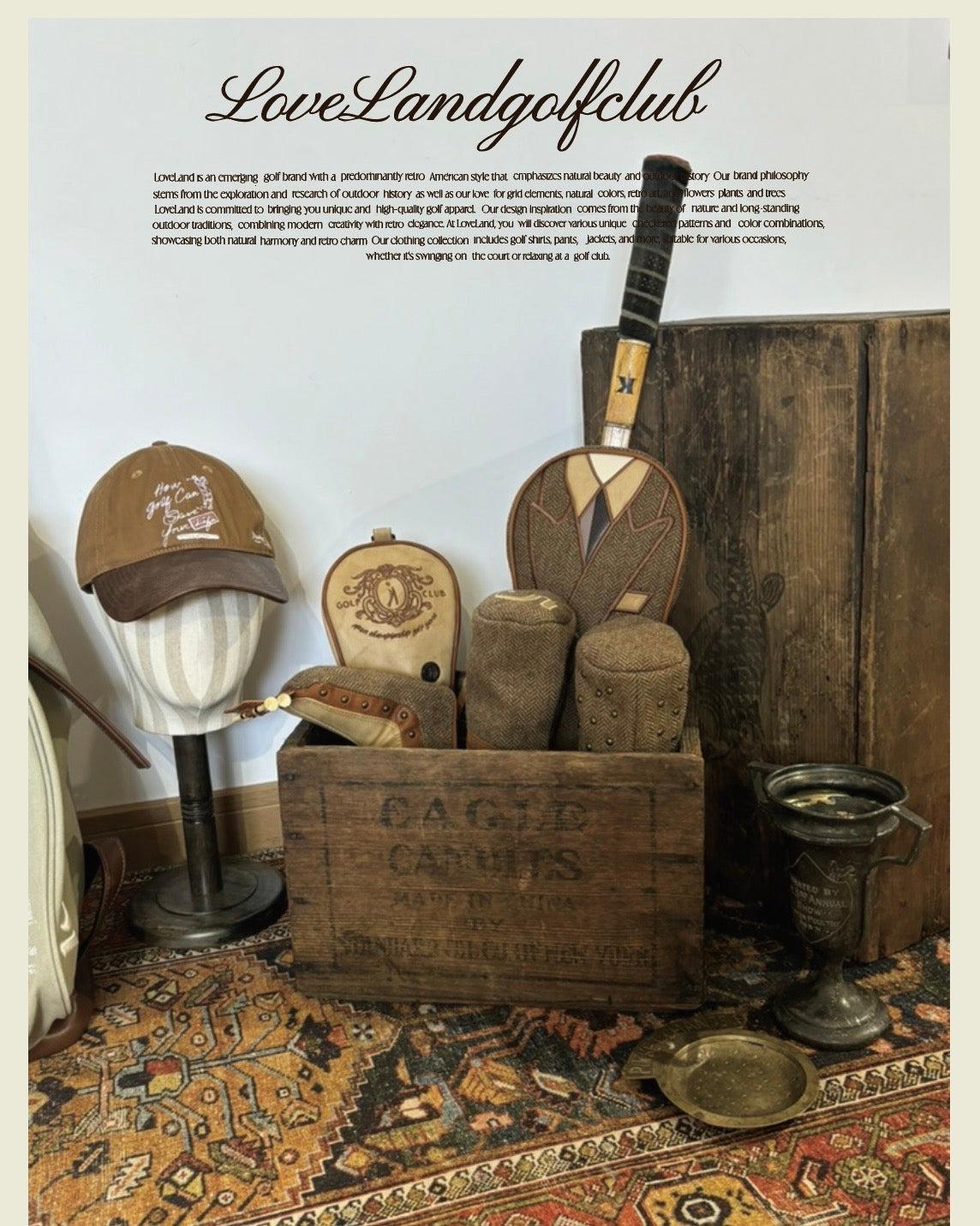 Loveland Heritage Tobacco Headcovers Set