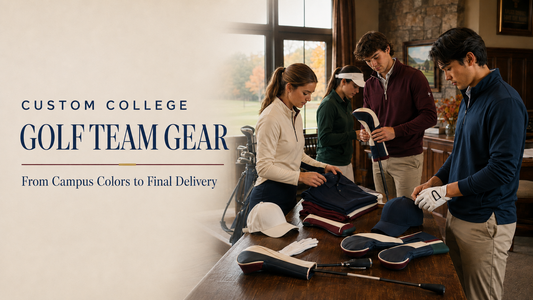 Custom College Golf Team Gear: From Campus Colors to Final Delivery