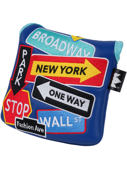 Craftsman New York Road Signs Square Mallet Putter Cover
