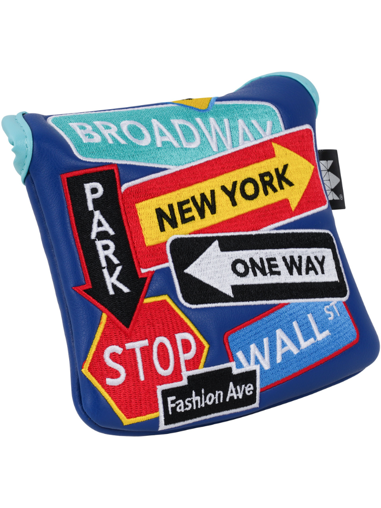 Craftsman New York Road Signs Square Mallet Putter Cover