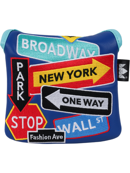Craftsman New York Road Signs Square Mallet Putter Cover