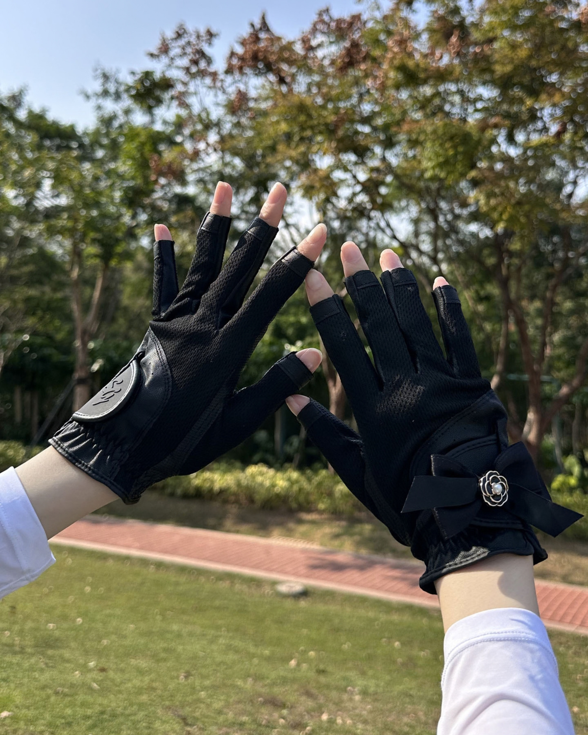 Swanlovegolf Roselle Women's Half-Finger Golf Gloves