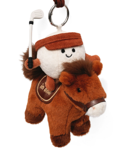 W-ACE “Hole in One” Lucky Horse Plush Bag Charm Set