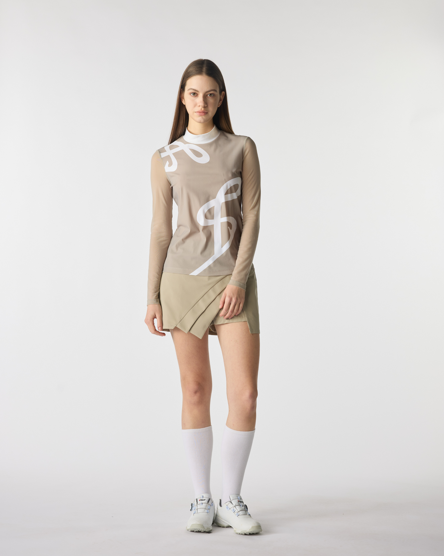 PSY Spring Reverie Logo Print Performance Top