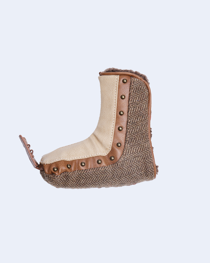 Loveland Heritage Tobacco Brown Golf Headcover - Putter