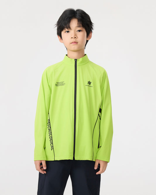 PSY Boys' Neon Green Outerwear Jacket