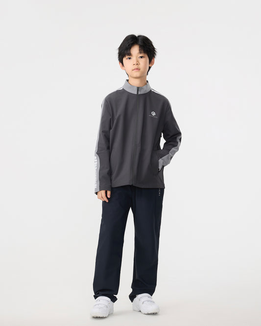 PSY Boys' Dark Grey Colorblock Sport Jacket