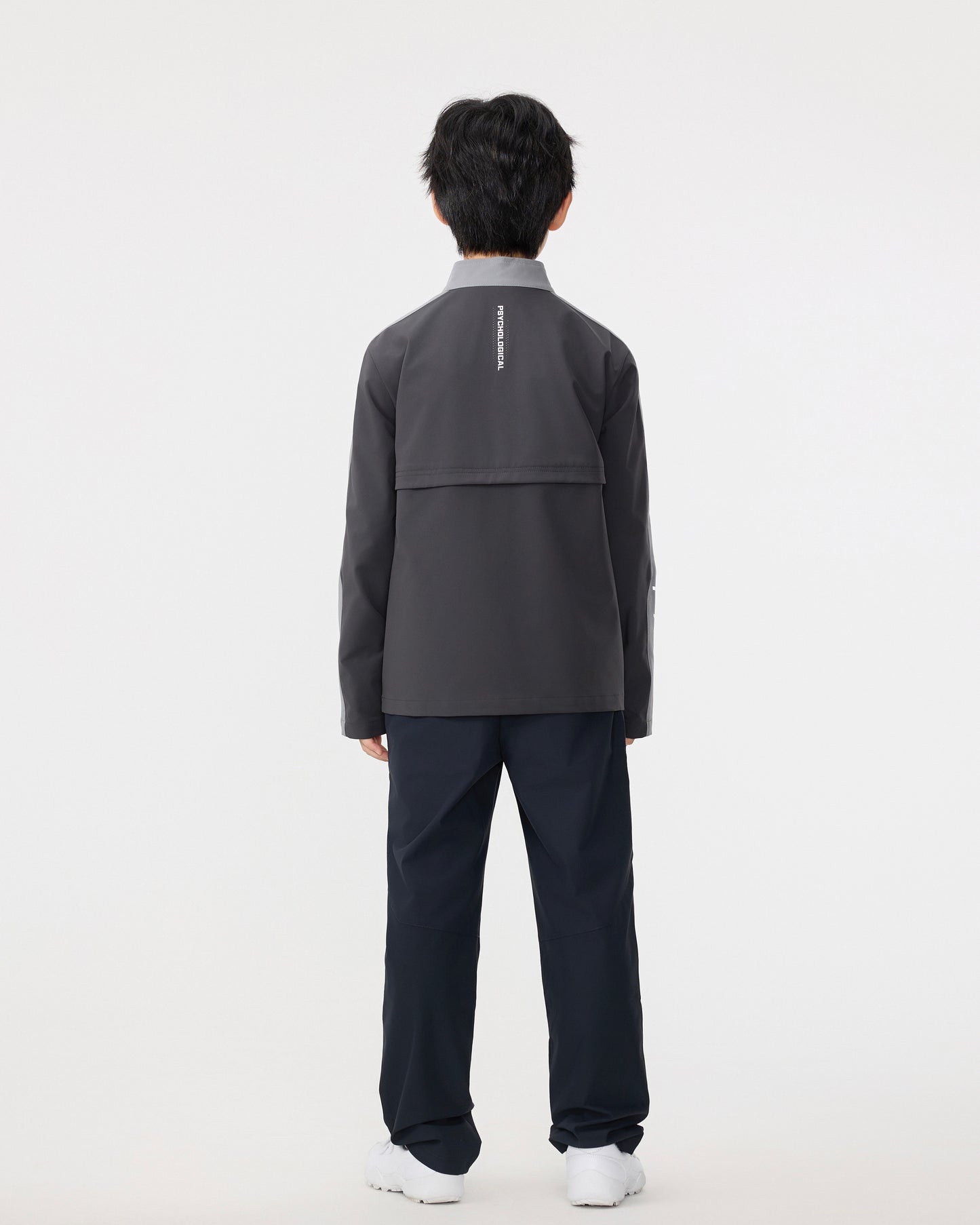 PSY Boys' Dark Grey Colorblock Sport Jacket