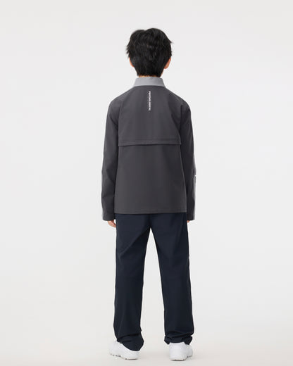 PSY Boys' Dark Grey Colorblock Sport Jacket