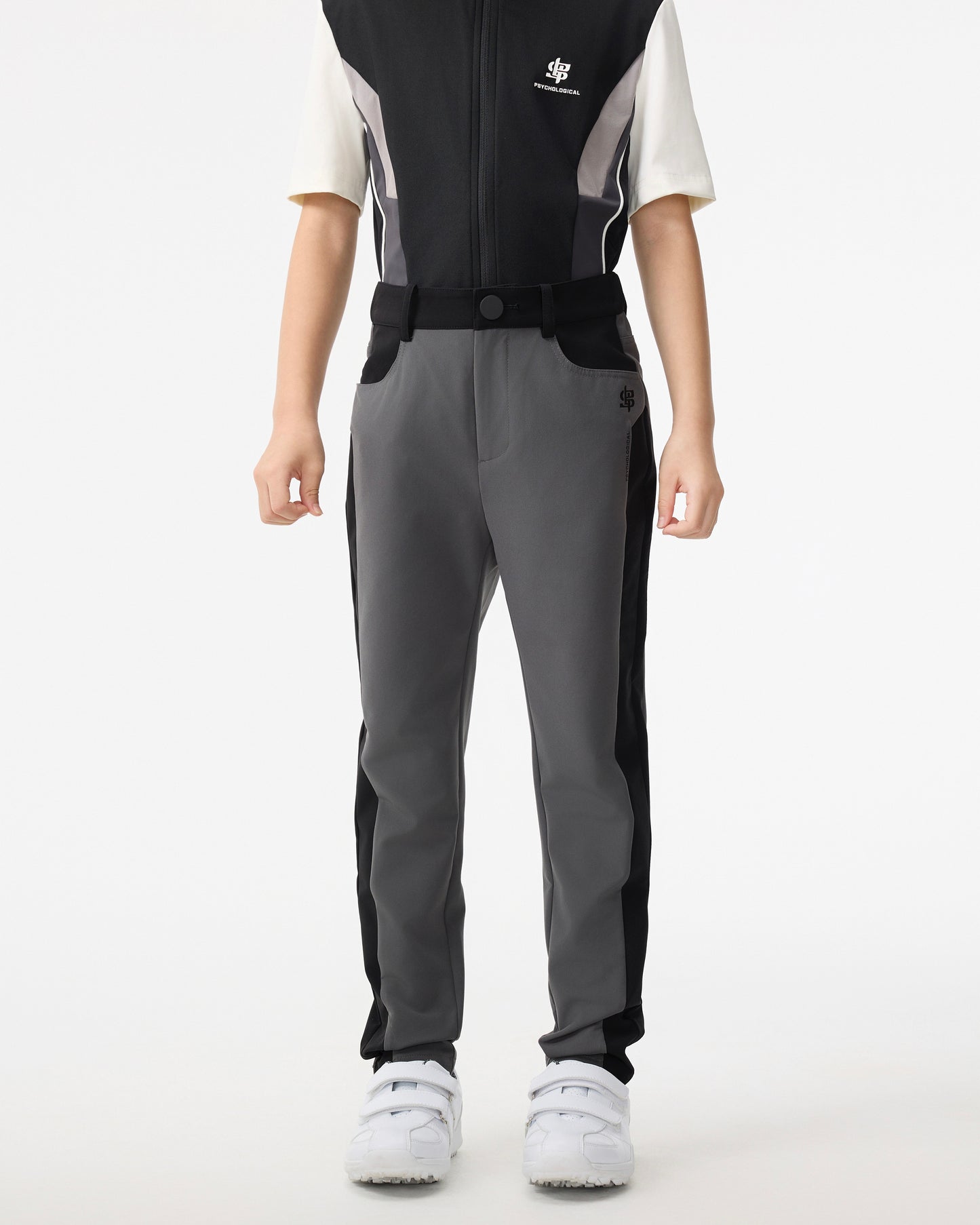 PSY Girls' Light Gray Athletic Pants