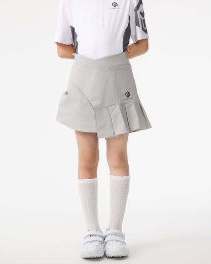 PSY Grils' Light Gray Slim-Fit Athletic Skirt