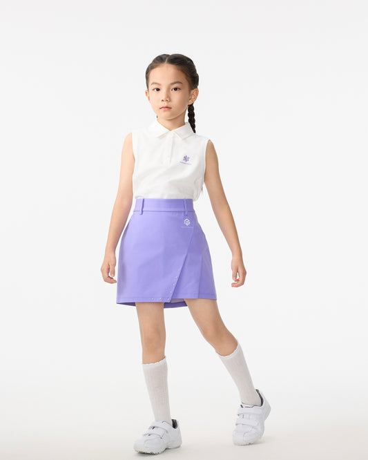 PSY Grils' Light Purple Midi Skirt