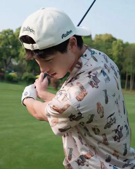 Loveland Men's Men's Golf Print Shirt