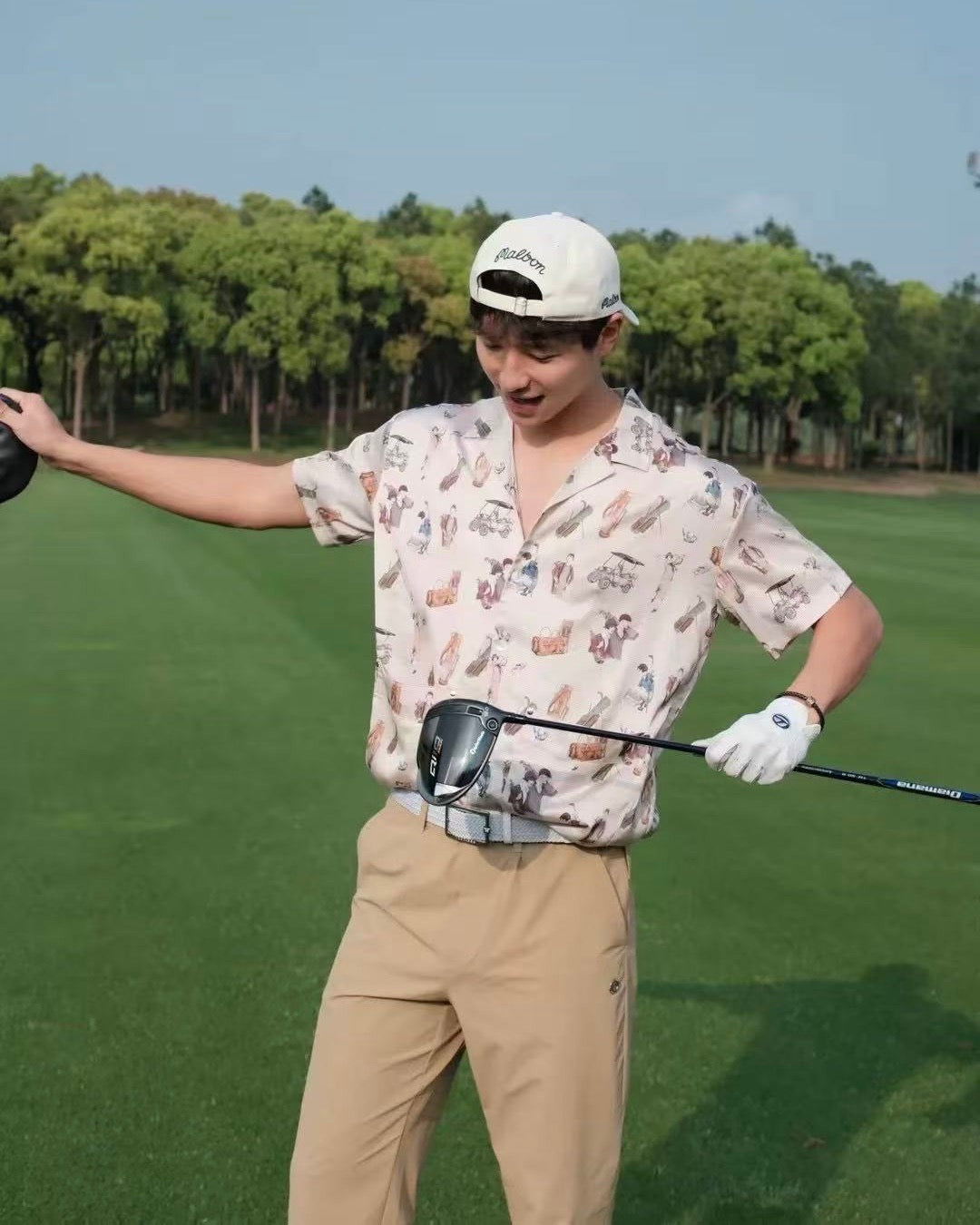 Loveland Men's Men's Golf Print Shirt