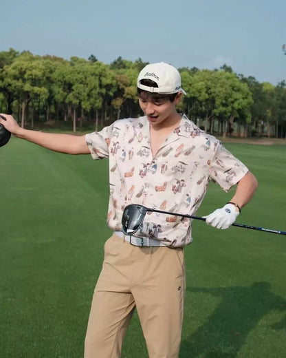 Loveland Men's Men's Golf Print Shirt