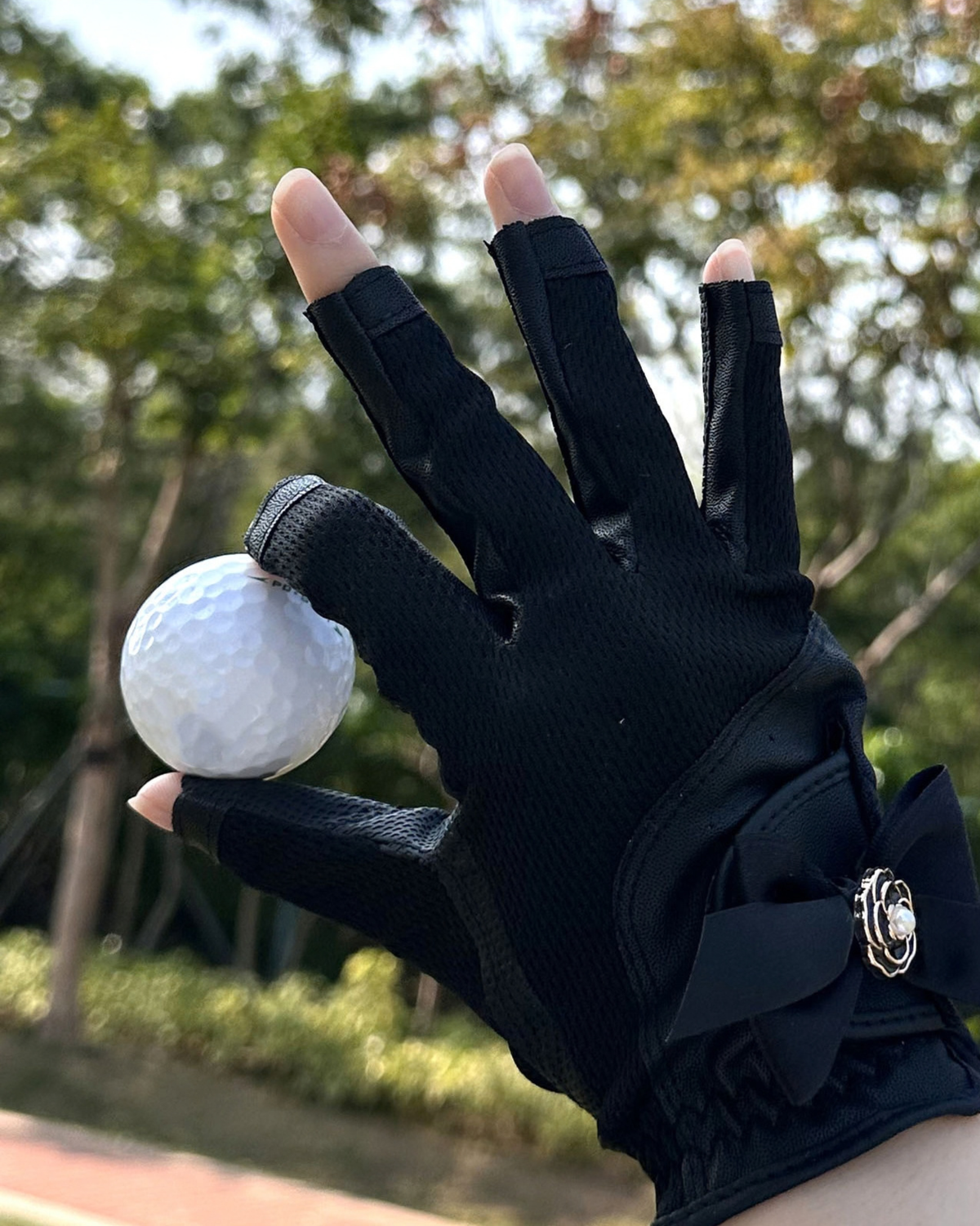 Swanlovegolf Roselle Women's Half-Finger Golf Gloves