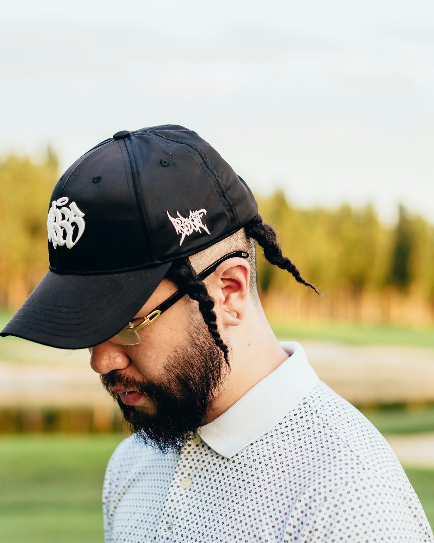 R335 Golf Old-School Flat Bill Golf Cap