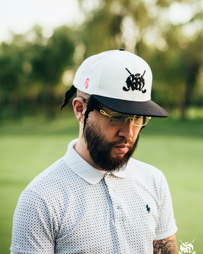 R335 Golf Old-School Flat Bill Golf Cap
