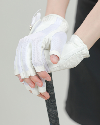 Swanlovegolf Roselle Women's Half-Finger Golf Gloves