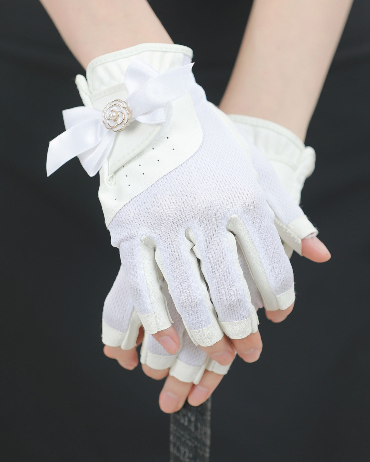 Swanlovegolf Roselle Women's Half-Finger Golf Gloves
