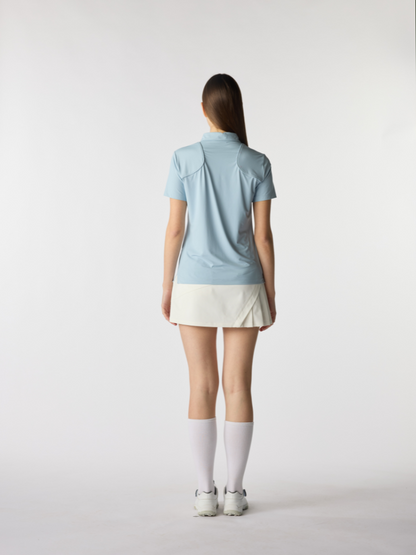 PSY Spring Reverie Blue Lightweight Golf Polo