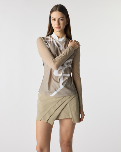 PSY Spring Reverie Logo Print Performance Top