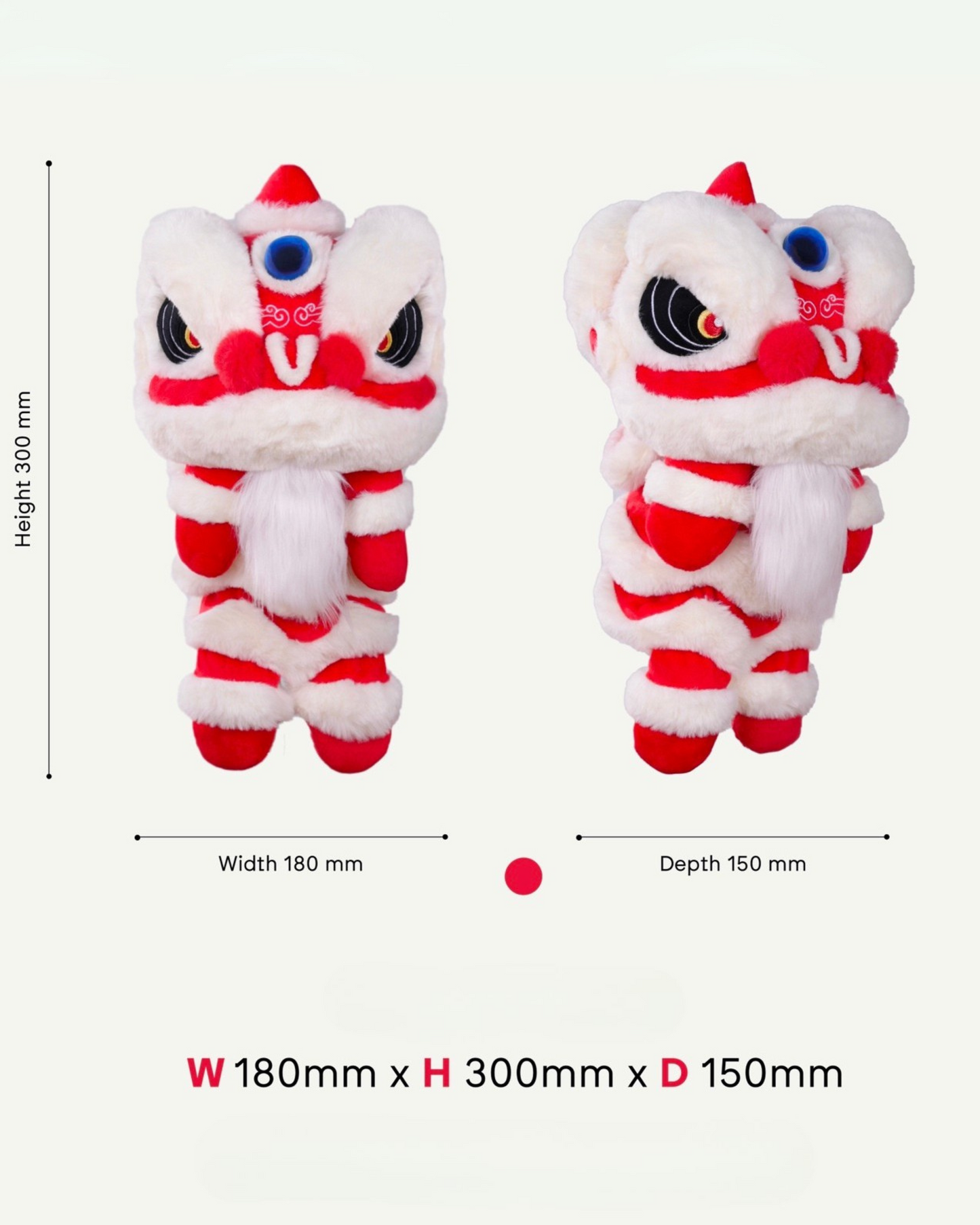 Crimson Dance Lion Headcover – Driver