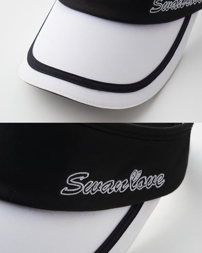 Swanlovegolf Wave Contrast Performance Golf Visor
