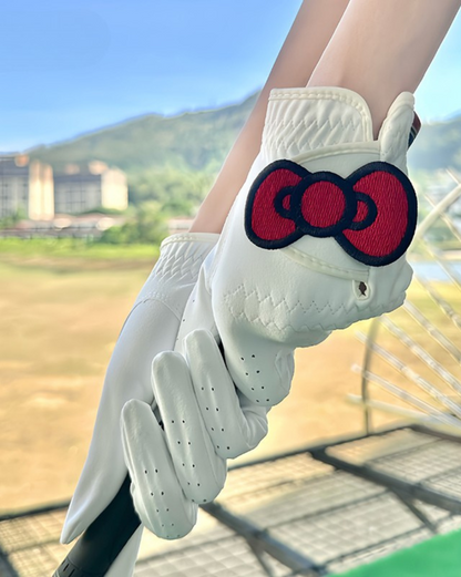Swanlovegolf Women's Golf Gloves with Bow
