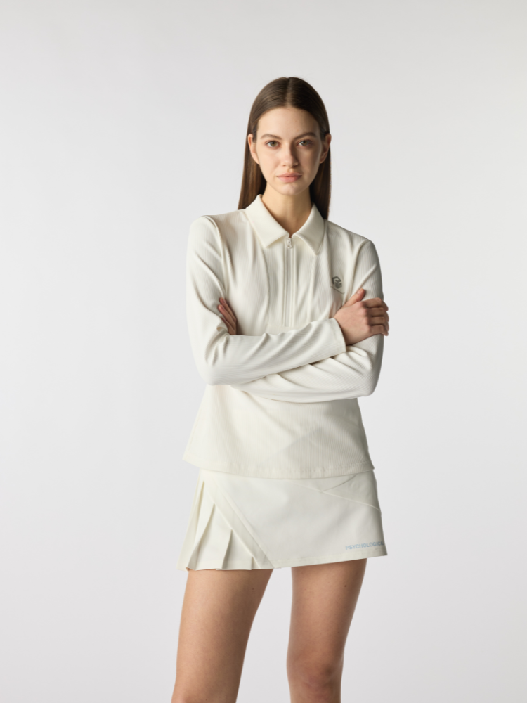PSY Spring Reverie White Lightweight Knit Top