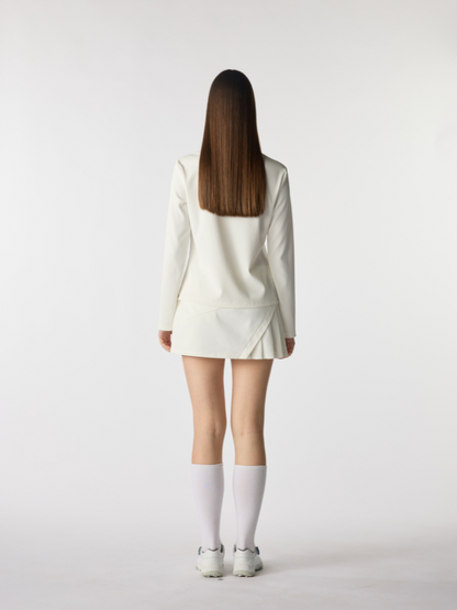 PSY Spring Reverie White Lightweight Knit Top