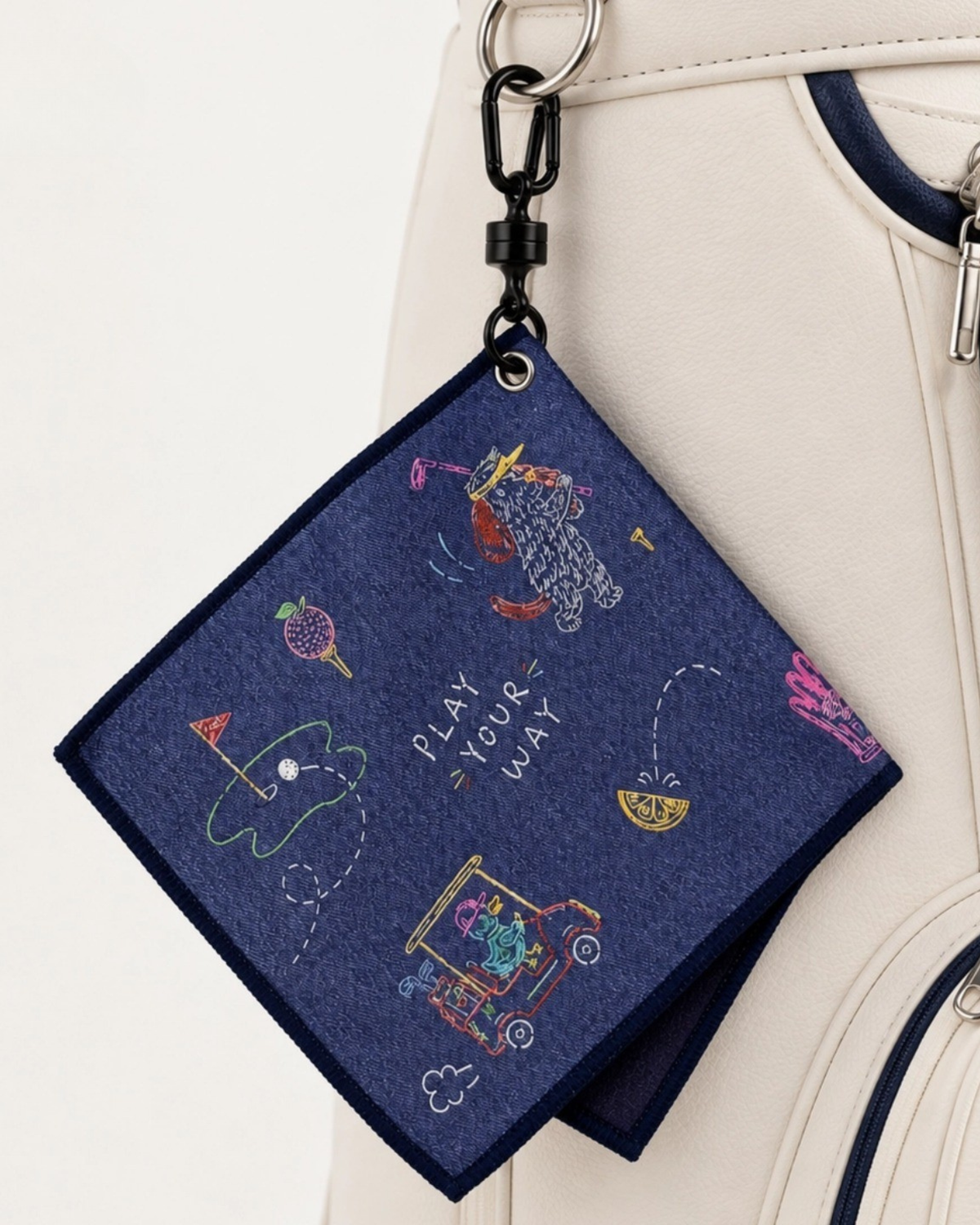 Teegooal Denim Illusion Golf Towel