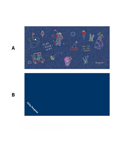 Teegooal Denim Illusion Golf Towel