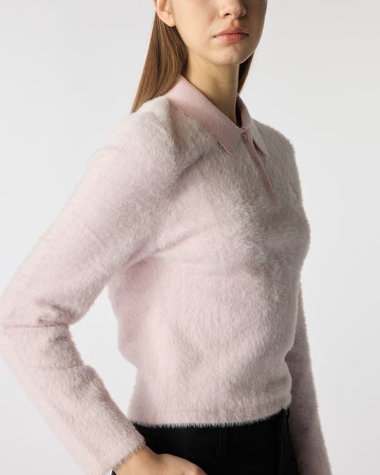 PSY Spring Reverie Vintage Knit Golf Sweater