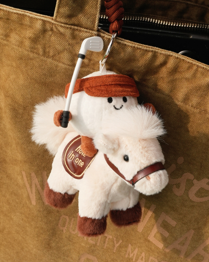 W-ACE “Hole in One” Lucky Horse Plush Bag Charm Set